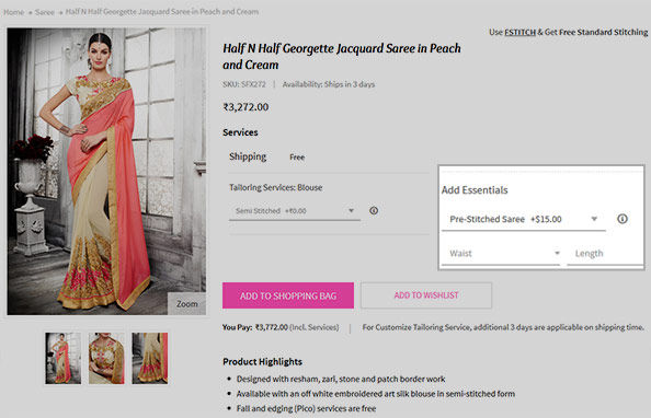 how-to-get-pre-stitched-saree