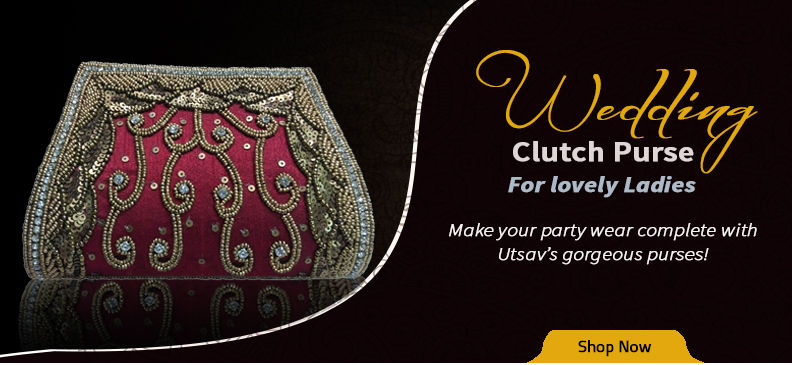 Buy Gold Wedding Purse Online In India - Etsy India