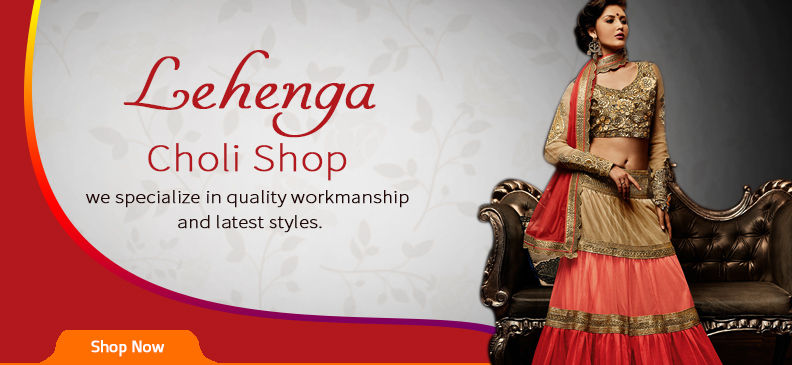 Lehenga Shop : Best Lehenga Choli Shops at Indian Destinations Online