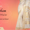 Kerala Mundum Neriyathum Saree - The Heritage Drape