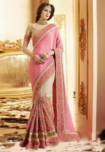 Chiffon Saree With Resham Embroidery chiffon-saree-1