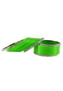 green-acrylic-bangles