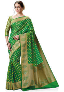 green-zari-woven-saree
