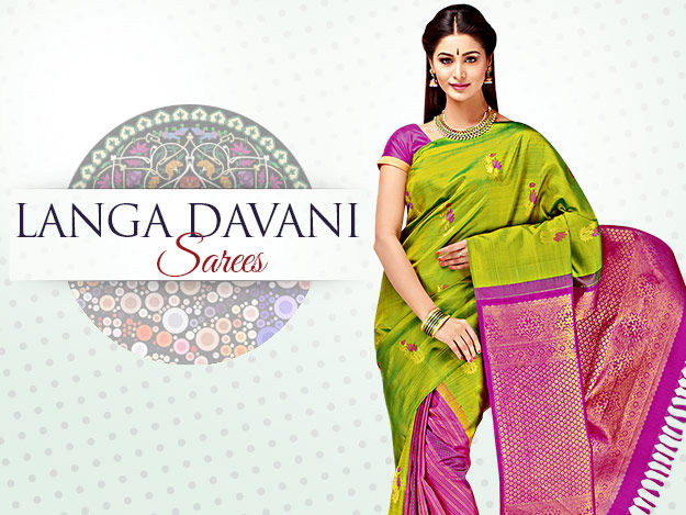 Shivangi Teenage Girls Grey Organza Silver Half Saree | Langa Davani -  Shivangi - 4052031