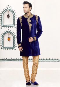 sherwani-blue
