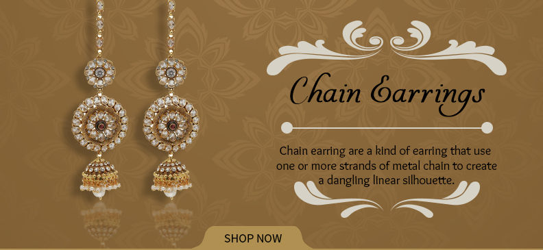 Chain Earrings | 18K Gold - Melt Jewellery