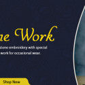 Sparkle & Shine in Stone Embroidered Wear