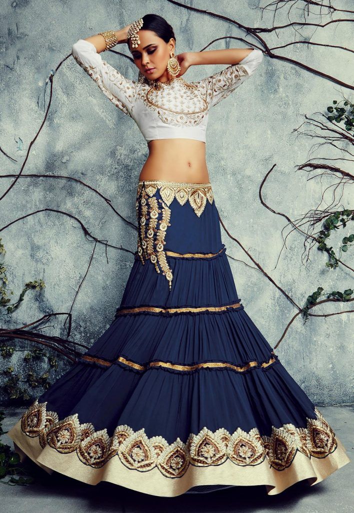 Mermaid Style Lehengas For Fit and Flared Look
