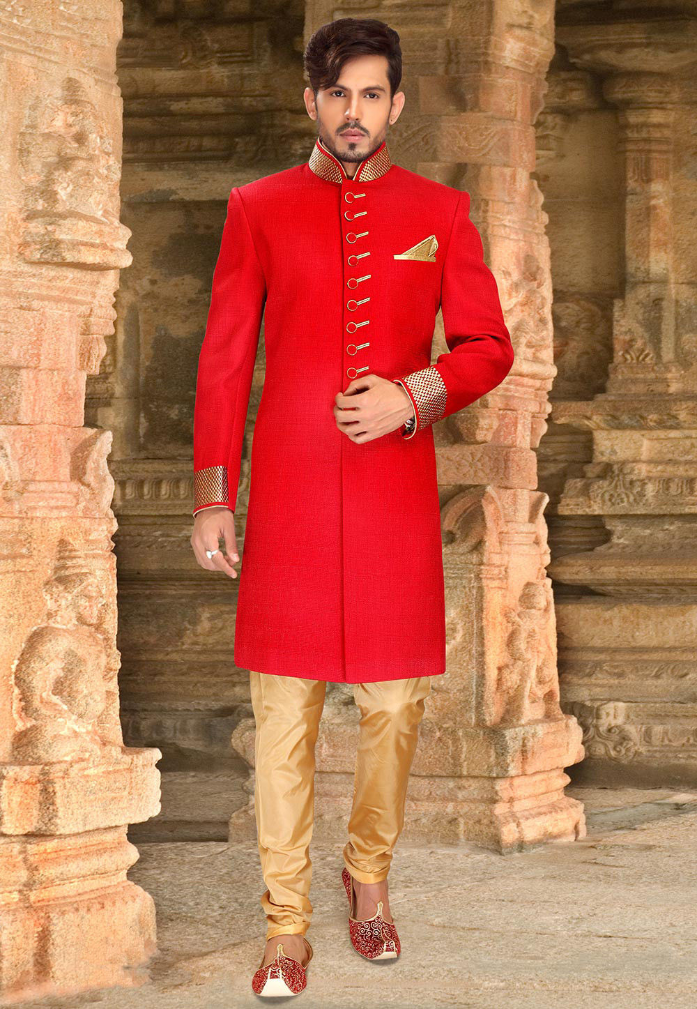 Plain on sale jodhpuri suits