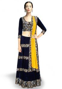 Velvet Lehenga velvet-lehenga