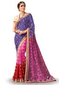bandhani bandhani saree