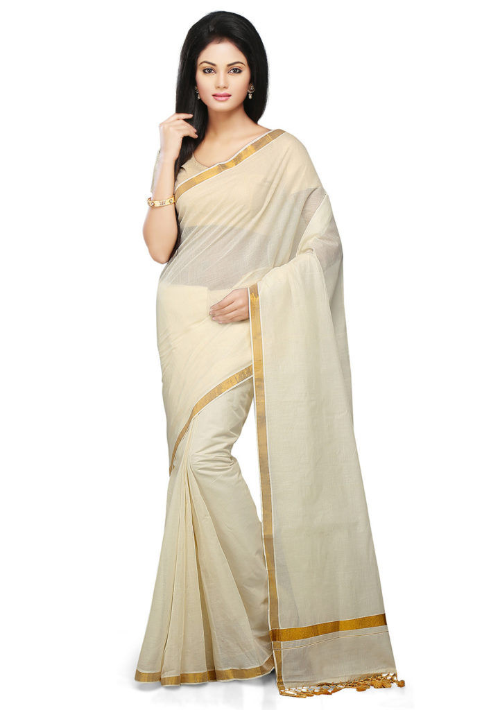 learn how to wear mundu saree - mundum neriyathum