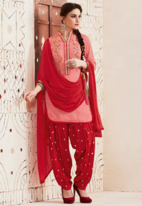 Embroidered Patiala Suit punjabi-suit