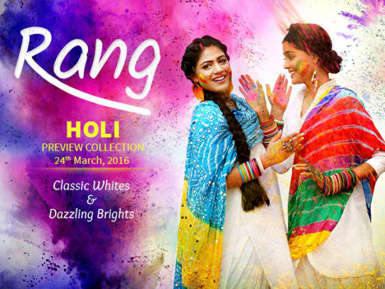 Holi Preview Collection 2016: Classic Whites & Dazzling Brights