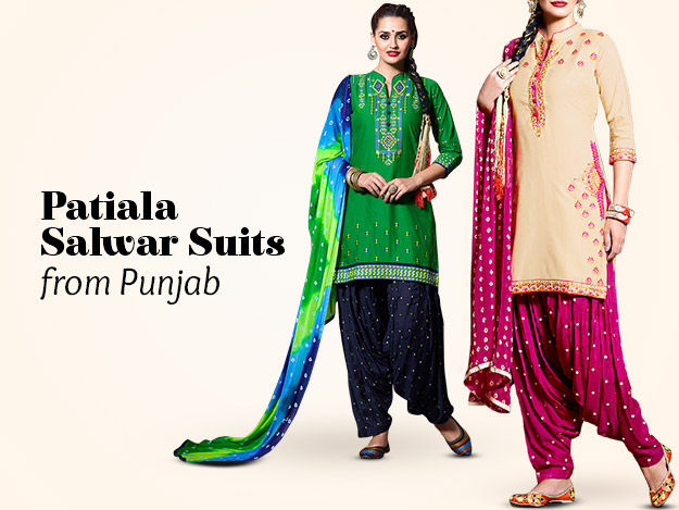 Georgette Party Wear Ladies Punjabi Patiala Salwar Suits at Rs 1010 in Surat-sieuthinhanong.vn