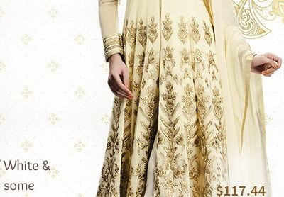 AW'16-17 Festive trend: Golden-hued Salwar Kameez with Zari motifs & shimmering Add-ons Shop! 