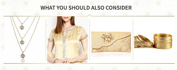 AW'16-17 Festive trend: Golden-hued Salwar Kameez with Zari motifs & shimmering Add-ons Shop! 