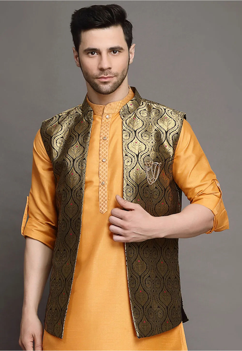 ethnic Formal blazers For Man Indian Wedding dress men blazer Single button  | eBay