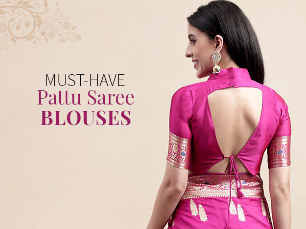 cotton silk saree blouse designs | BS032 | Luxurious Launch - AB & Abi  Fashions