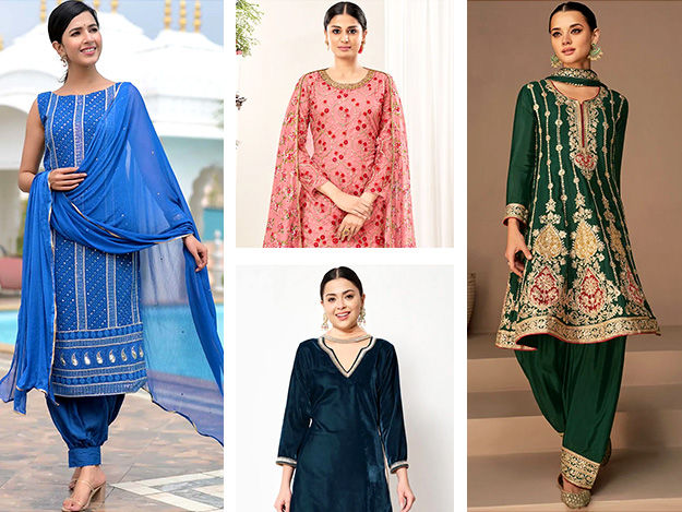Palazzo Pants Punjabi Suit | Maharani Designer Boutique