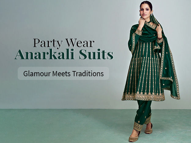 Party Wear Georgette Designer Anarkali Suit at Rs 740 in Surat | ID:  20671667755