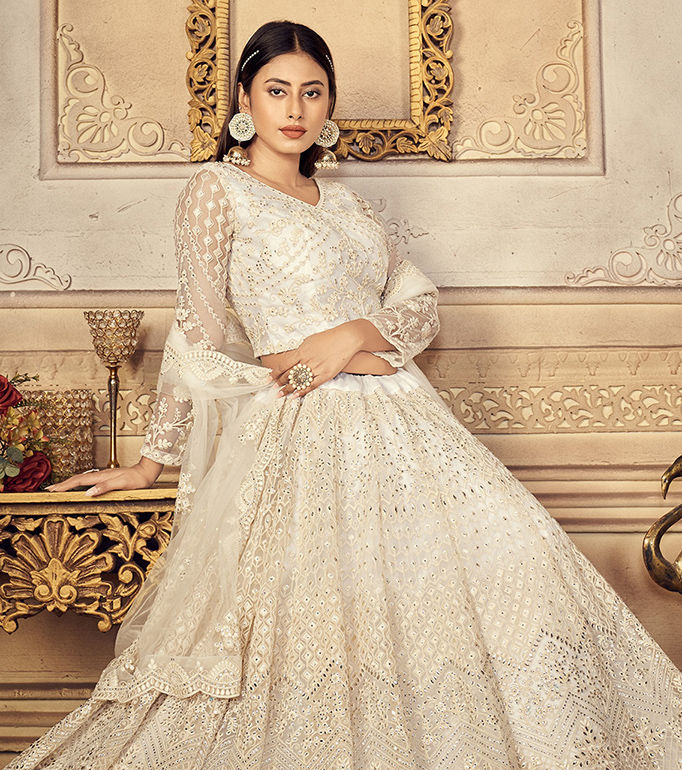 Boat neck bridal lehenga best sale