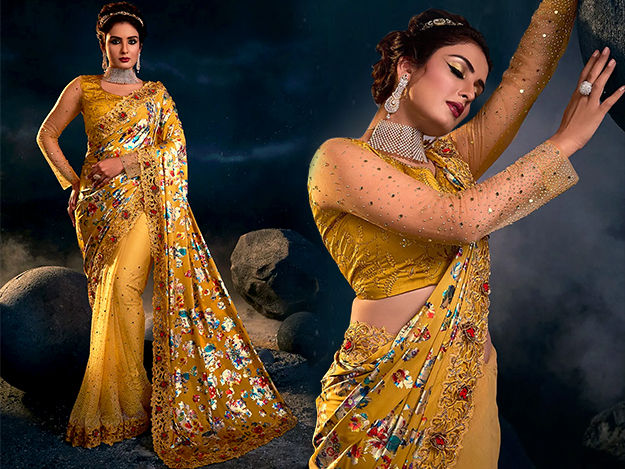 Spectacular Designs On Dramatic Colours | Saree blouse designs, Sari blouse  designs, Drape sarees