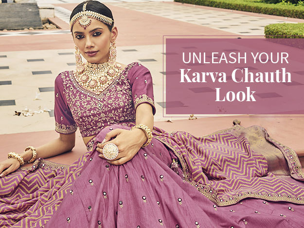 21 Karva Chauth Outfit Ideas For Newly Weds, With Prices & Links To Shop! | Saree  look, Red blouse design, Bridal blouse designs