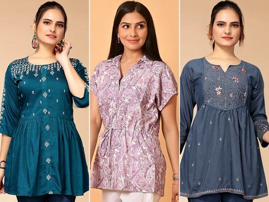 Find Fancy Short kurti by Priya fashion near me | Saroli, Surat, Gujarat |  Anar B2B Business App