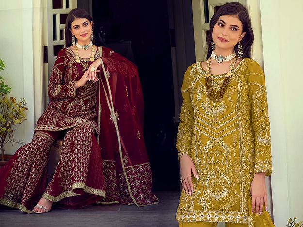 Palazzo Salwar Suits – A Perfect Indian Deal For Women – Rakhi Fashion Pvt  Ltd