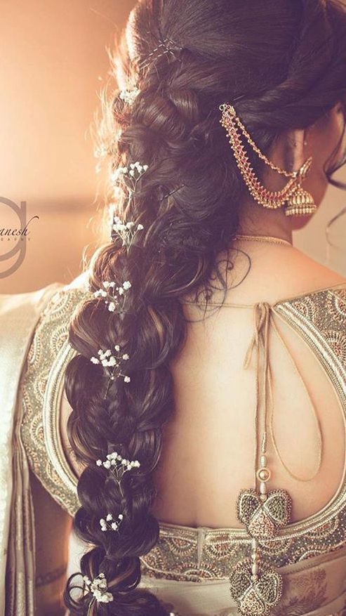 Instagram photo by ✨Prakruthi Ananth ✨ • Mar 8, 2016 at 6:04pm UTC | Indian  hairstyles, Indian wedding hairstyles, Indian bridal hairstyles