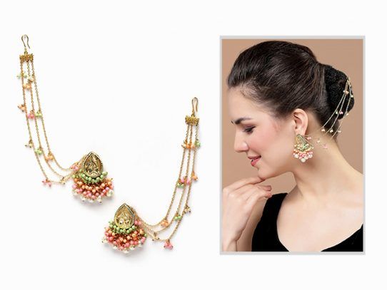 Buy online Pink Metal Jhumka Earring from fashion jewellery for Women by  Spargz for ₹499 at 54% off | 2024 Limeroad.com