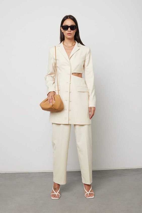 Cutout Blazer