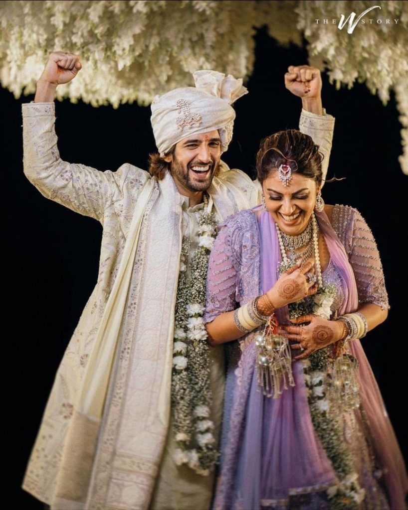 Anushka Ranjan Enchanting Purple Lehenga