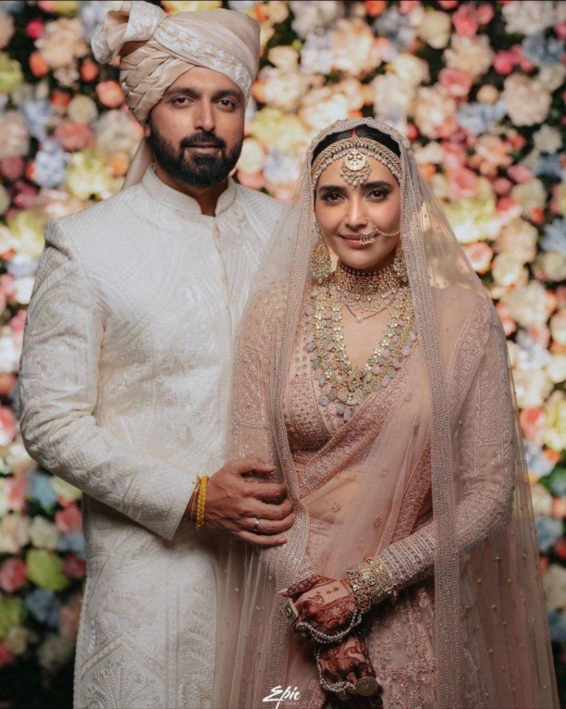 Karishma Tanna Ethereal Powder Pink Lehenga