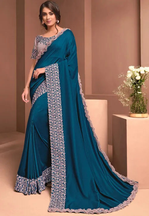 Royal Blue Saree