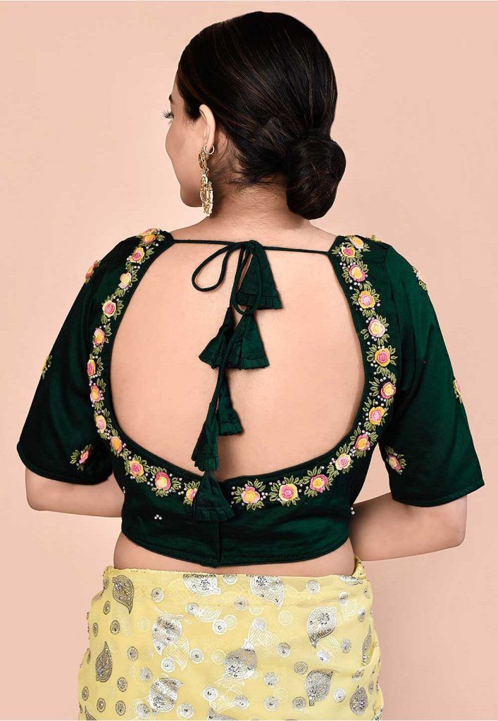 25 Must Try Blouse Back Neck Designs for Every Woman Utsav Fashion