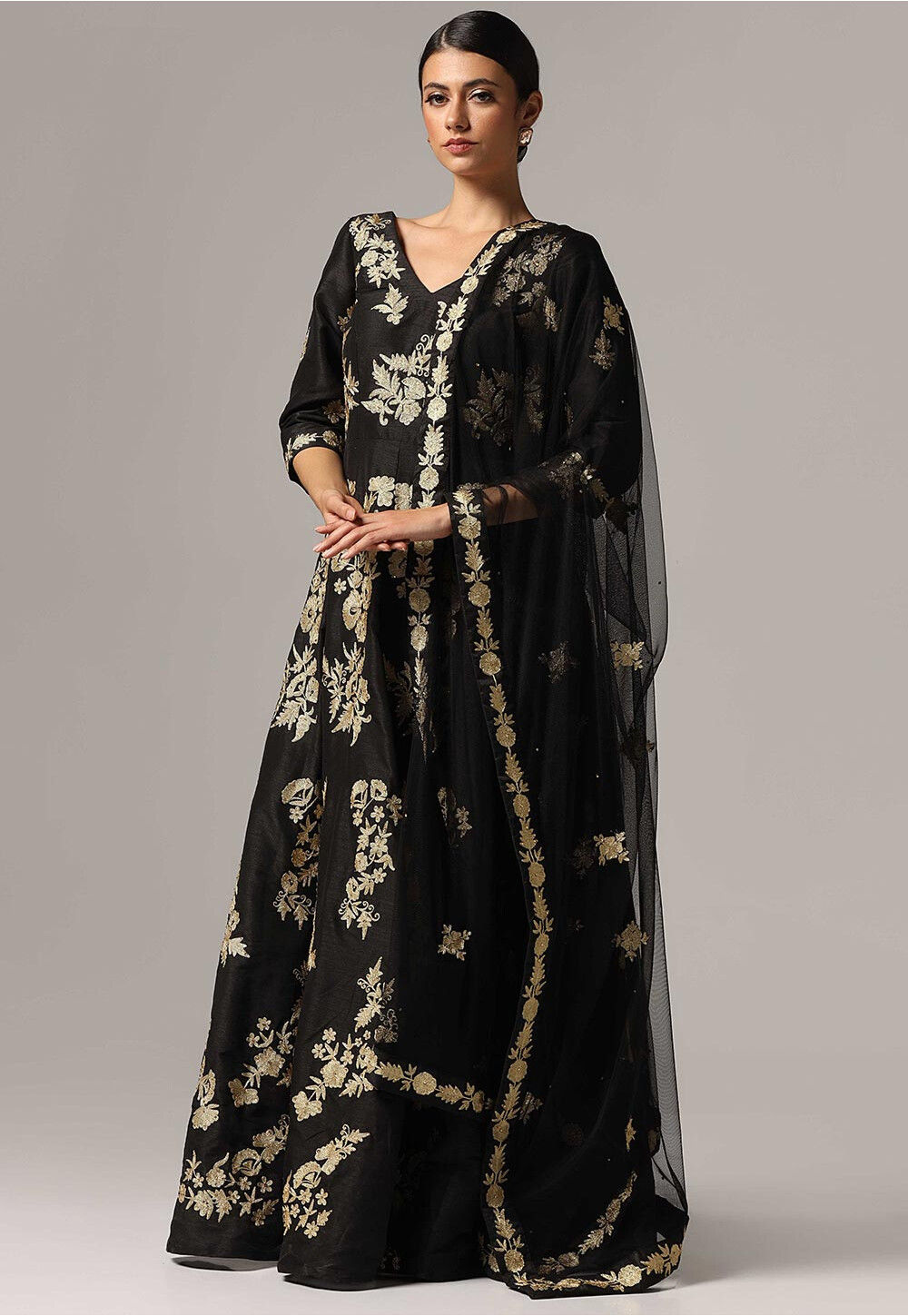 Aabira Handcrafted Veil Suit main image 0