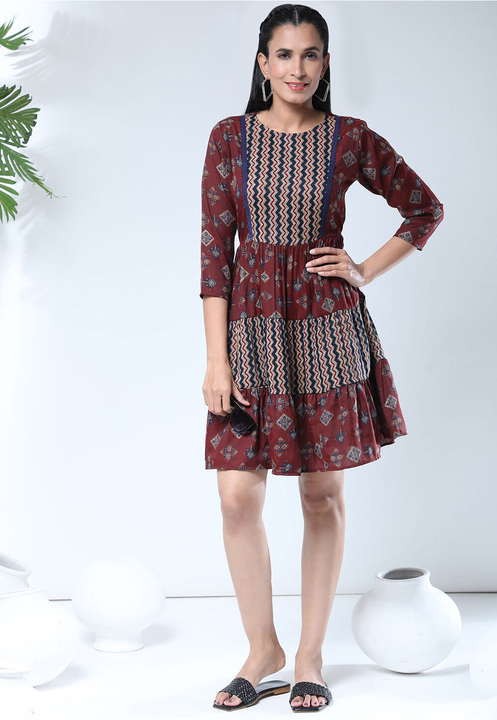 Cotton ajrak print dress | Maxi dress pattern sewing, Dress sewing  patterns, Cotton dress pattern