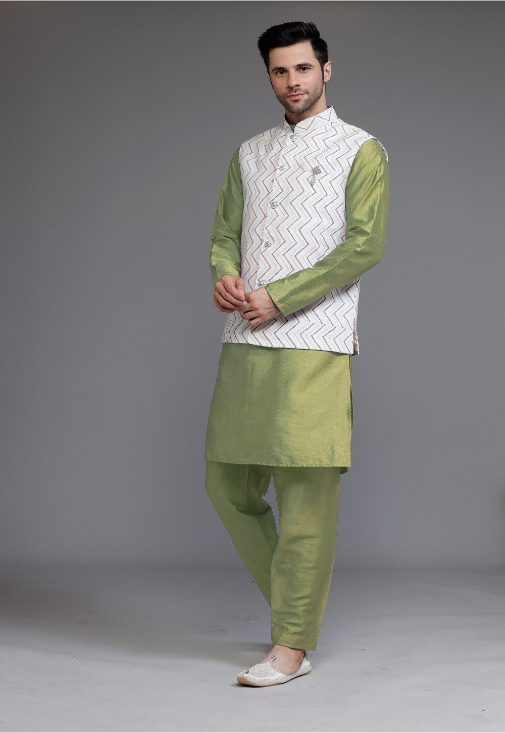Olive Boyfriend Kurta Set