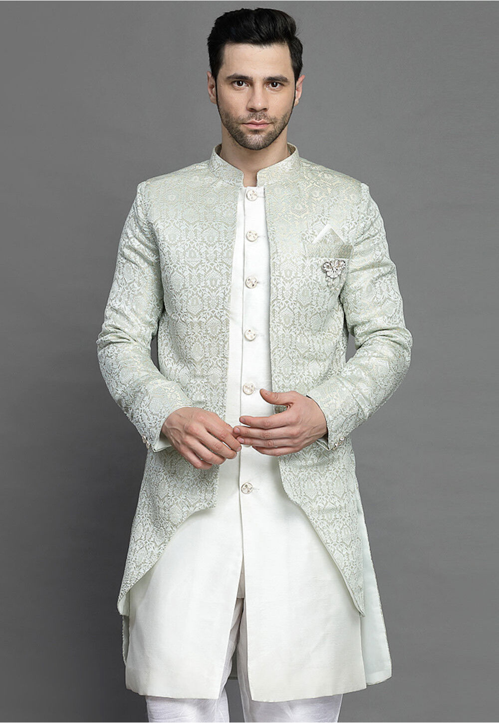 brocade-layered-sherwani-in-grey-mxx158
