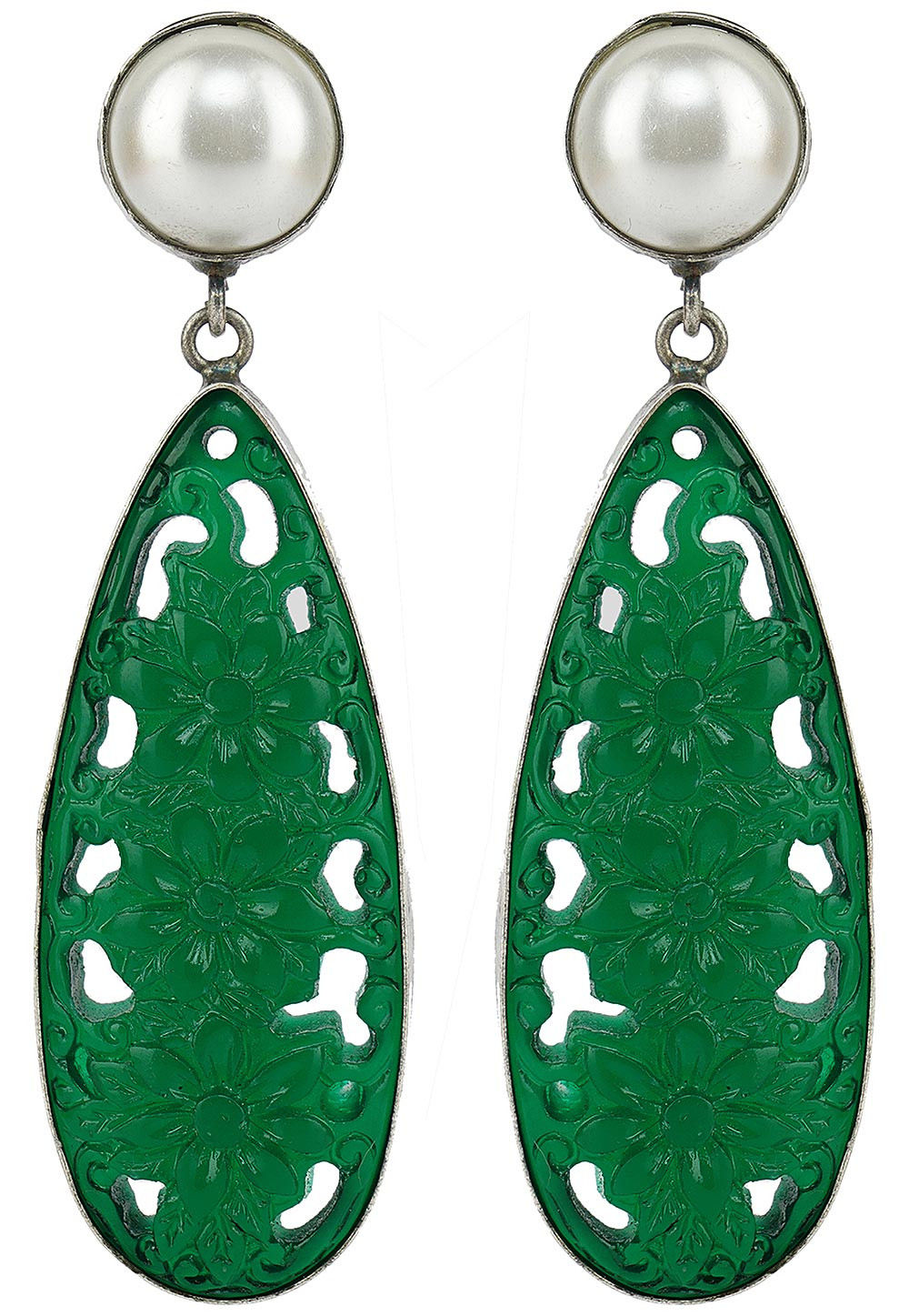 Earrings 5 For Stone Teal Bead Carved 15 | Earrings | gdculavapadu.ac.in