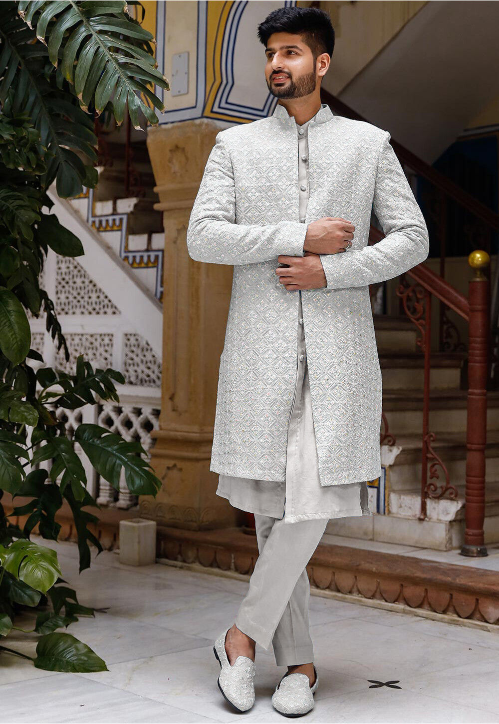 Casual sherwani clearance