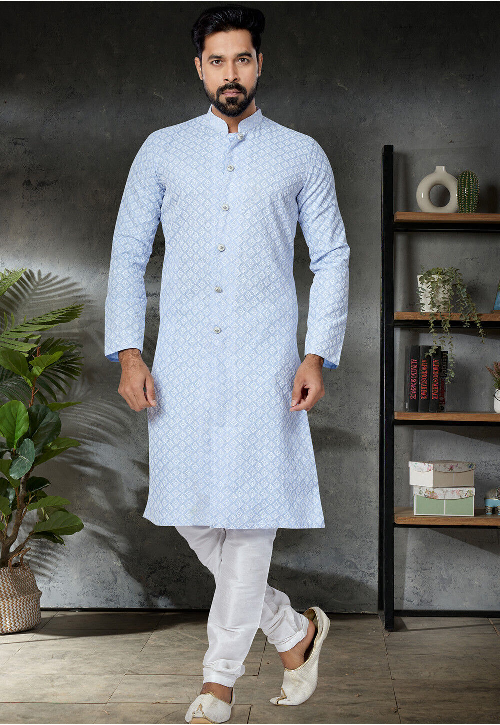 Cotton sherwani shop for groom