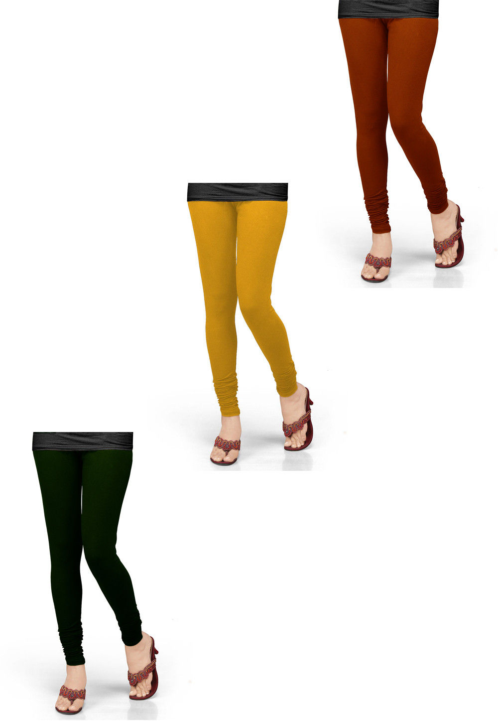 Buy FFU Cotton Spandex Full Length Leggings-Combo Pack of 2 YELLOW & LILAC  Online at Best Prices in India - JioMart.