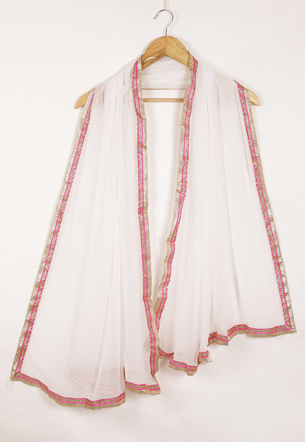 Off white chiffon dupatta store