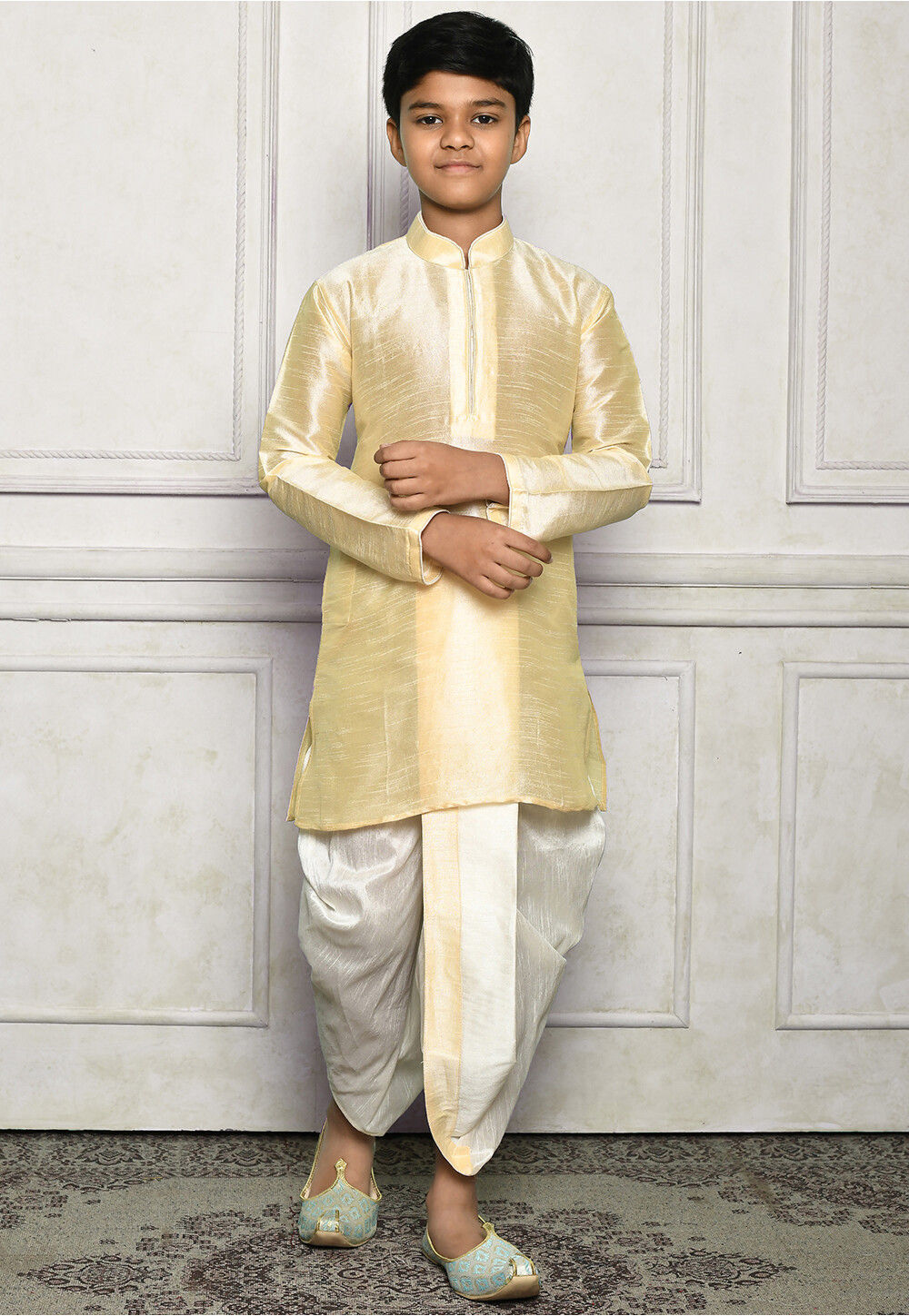Silk dhoti for baby boy discount