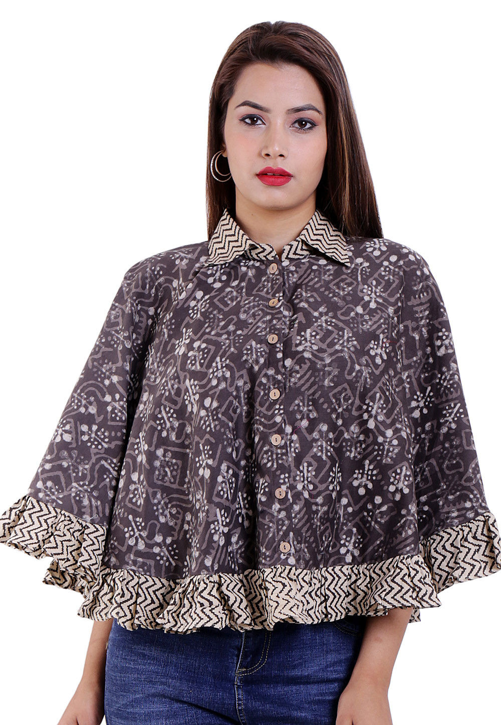 Girl's & Women's Fashion Net Cape Sleeve Design Short Mini Western Dress  Tops | eBay