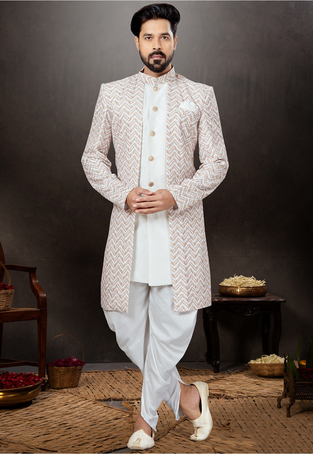 Dhoti sherwani cheap