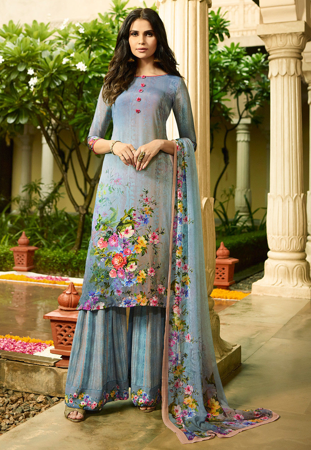 Pinkkart Salwar Suit with French Crepe Fabric at Rs 2250 in New Delhi | ID:  21748891562